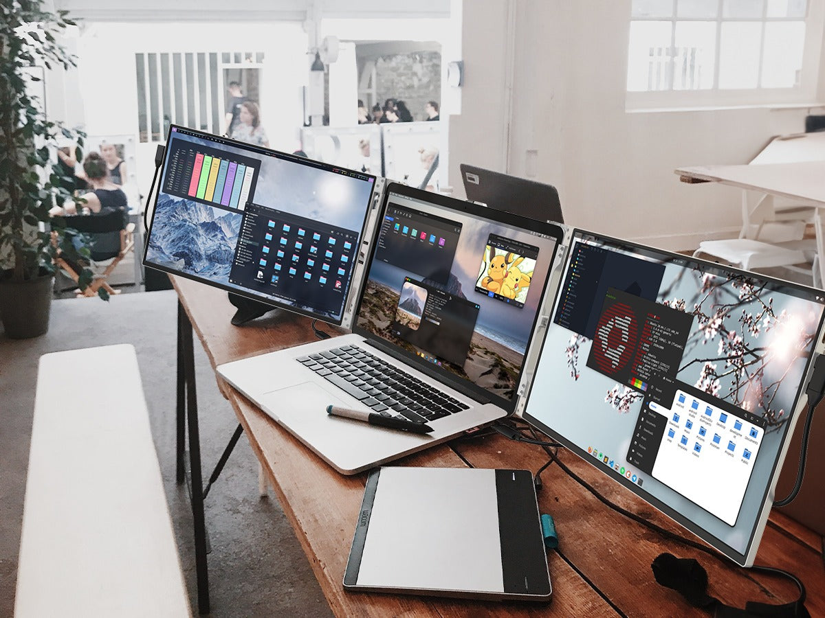 Enhance Your Travel Workstation with Portable Extended Monitors Llimink