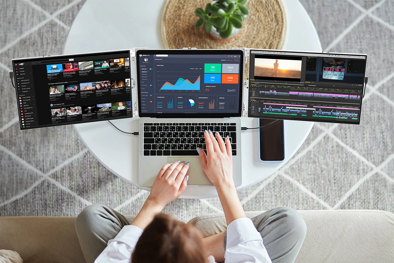 Mult For Desktop Llimink's Laptop Extended Monitor Stand: Boost Productivity and Ergonomics
